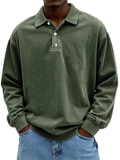 Laurent | Heren Oversized Polokraag Sweater