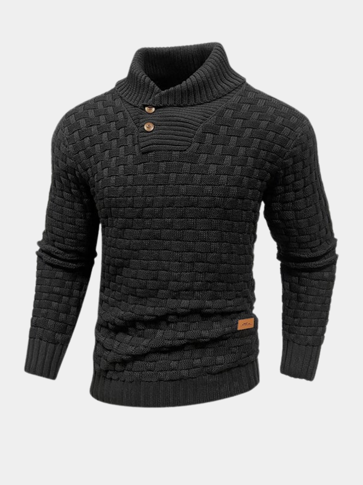 Arjan | Heren Shawl Kraag Gebreide Trui