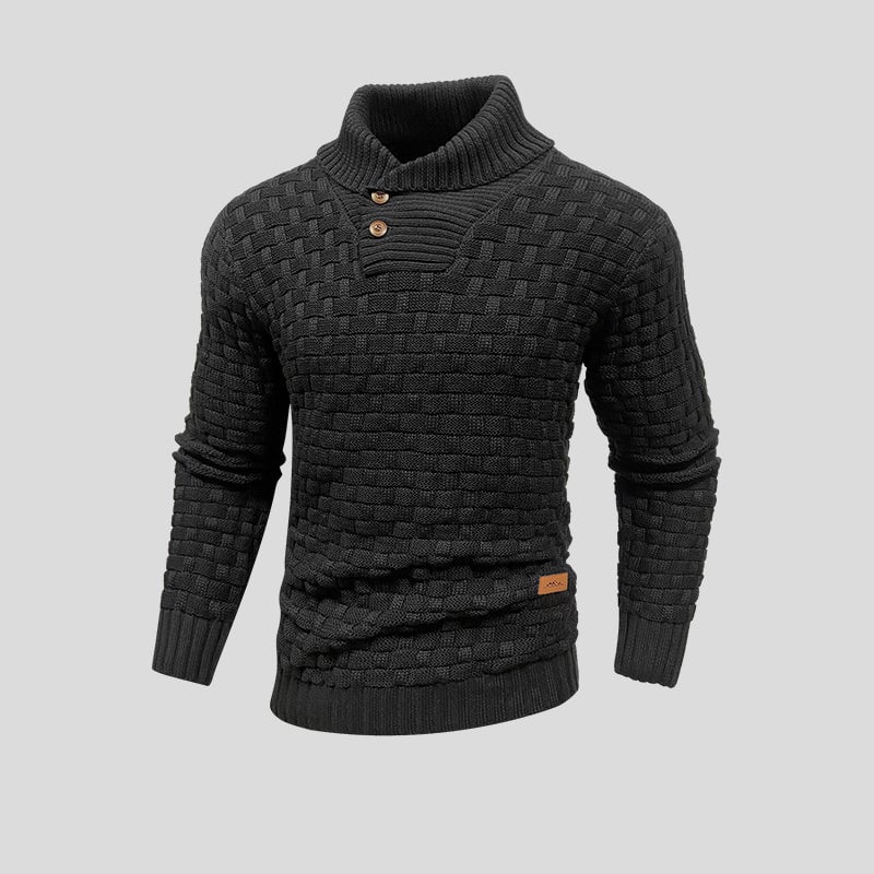 Arjan | Heren Shawl Kraag Gebreide Trui