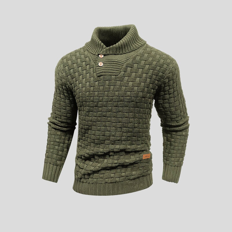 Arjan | Heren Shawl Kraag Gebreide Trui