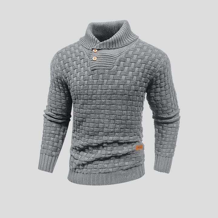 Arjan | Heren Shawl Kraag Gebreide Trui