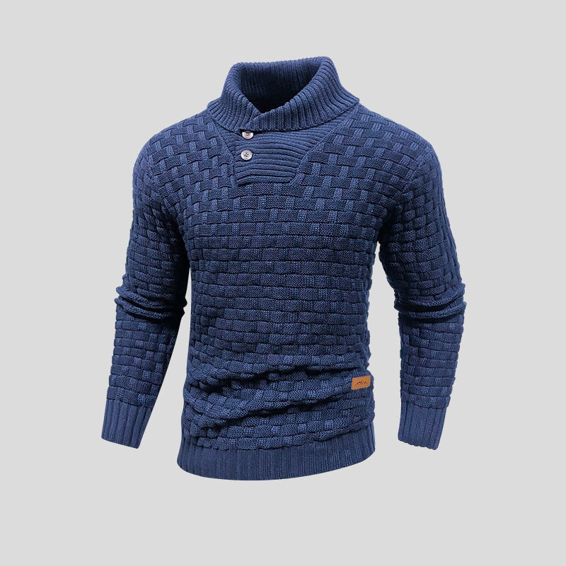 Arjan | Heren Shawl Kraag Gebreide Trui