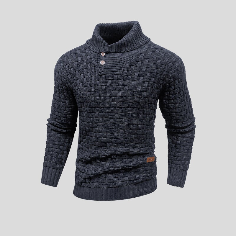 Arjan | Heren Shawl Kraag Gebreide Trui