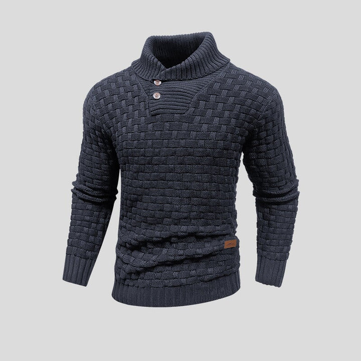 Arjan | Heren Shawl Kraag Gebreide Trui