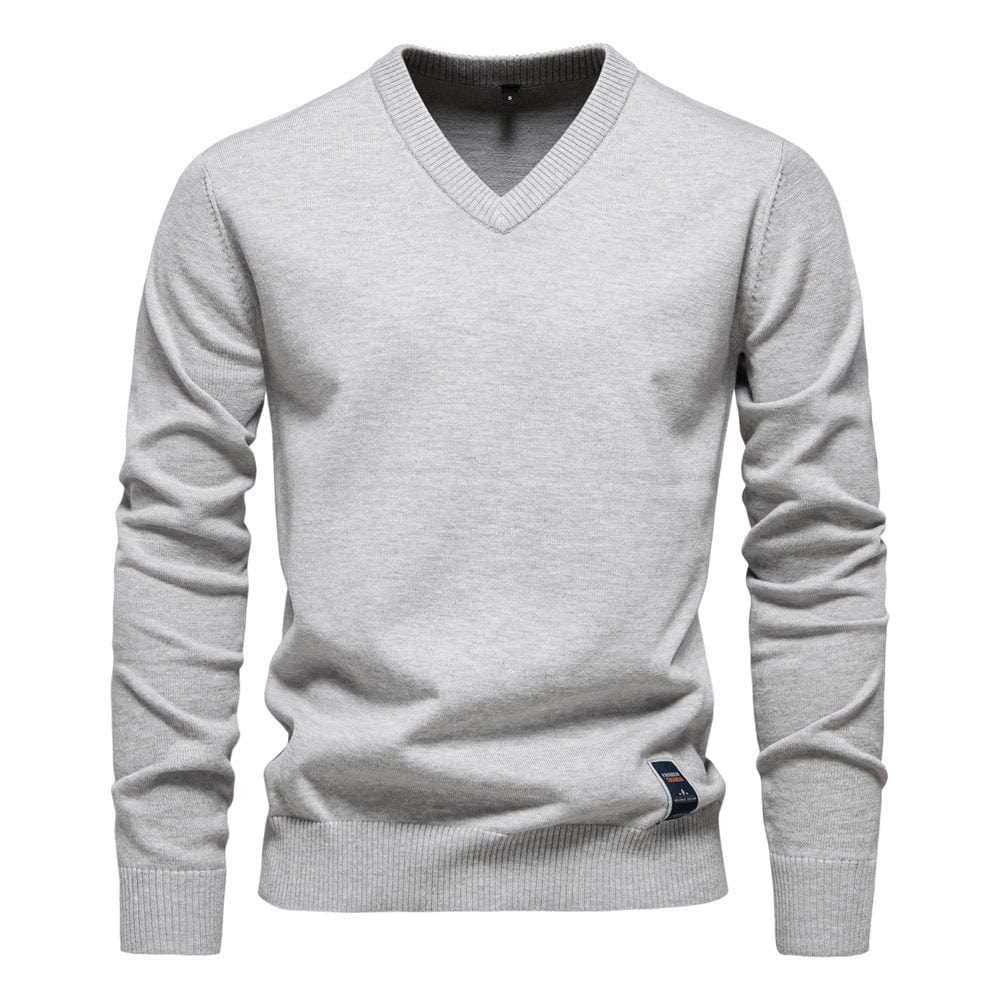 Laurent | Heren V-Hals Lange Mouw Pullover Trui
