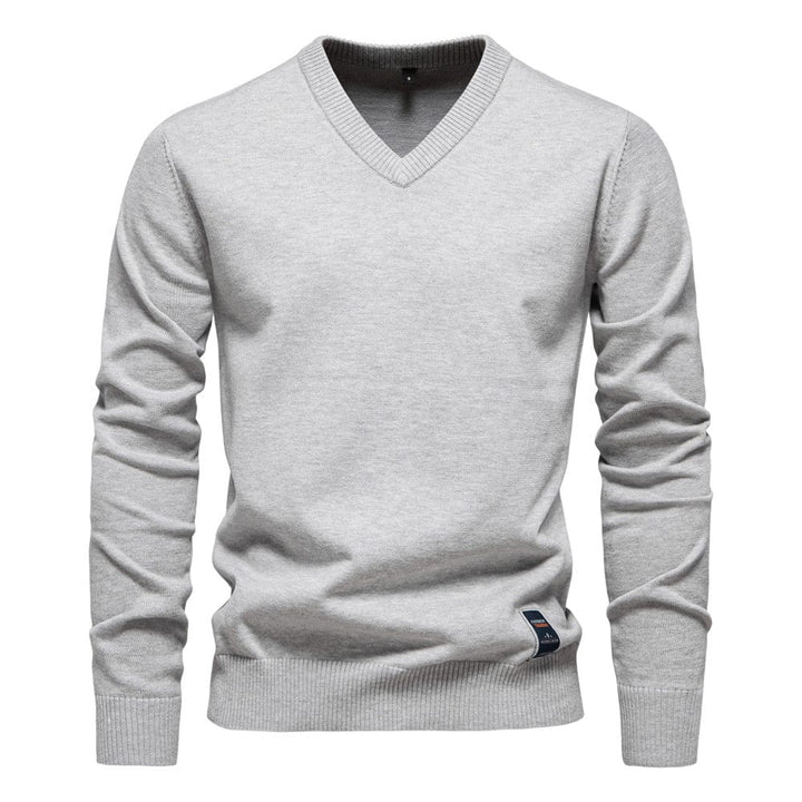 Laurent | Heren V-Hals Lange Mouw Pullover Trui