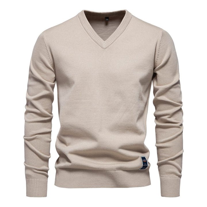 Laurent | Heren V-Hals Lange Mouw Pullover Trui