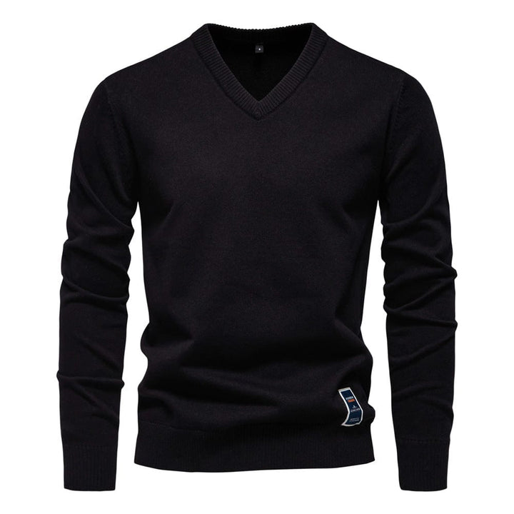Laurent | Heren V-Hals Lange Mouw Pullover Trui
