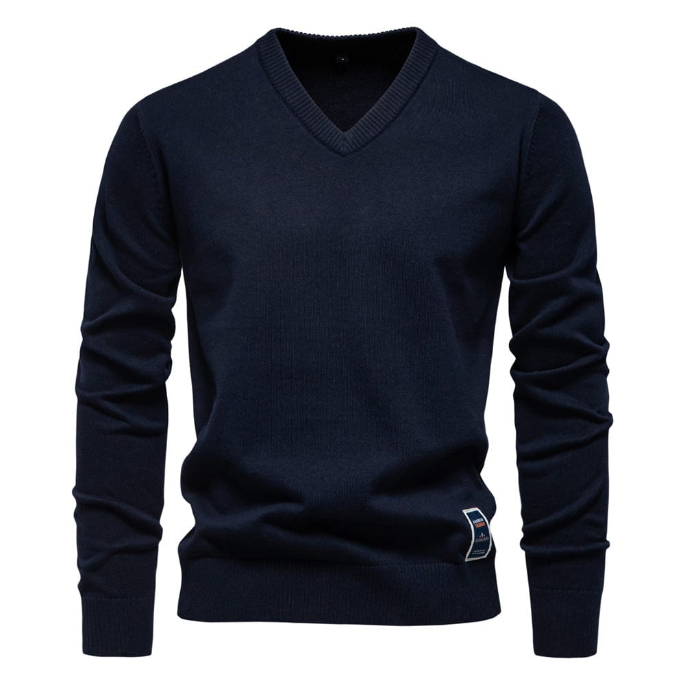 Laurent | Heren V-Hals Lange Mouw Pullover Trui