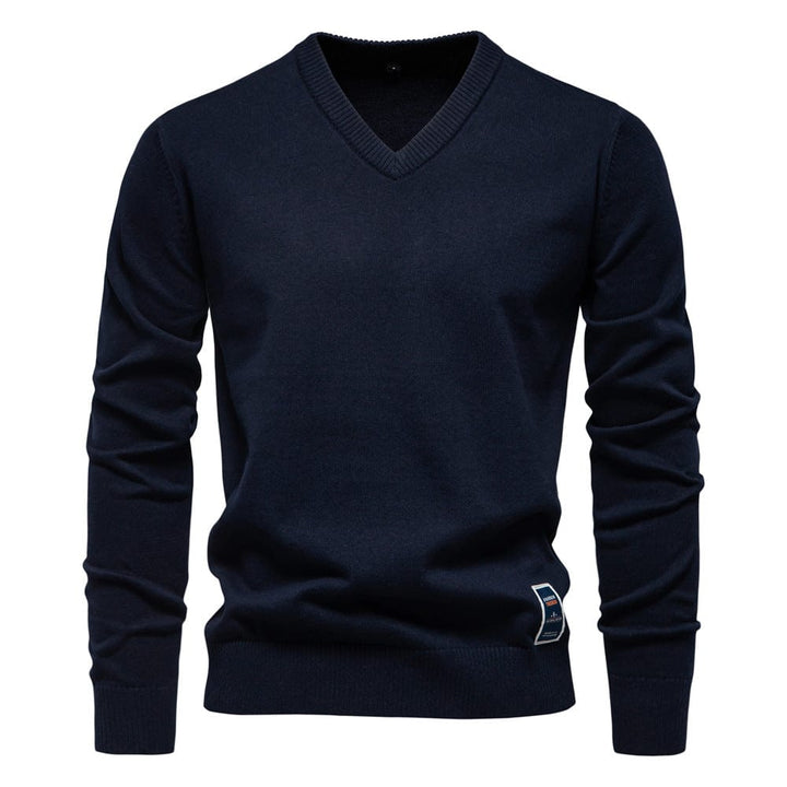 Laurent | Heren V-Hals Lange Mouw Pullover Trui