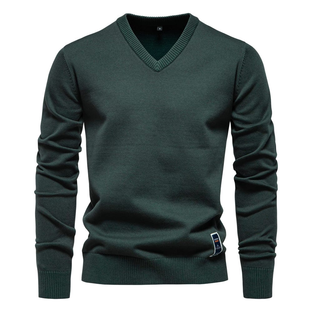 Laurent | Heren V-Hals Lange Mouw Pullover Trui
