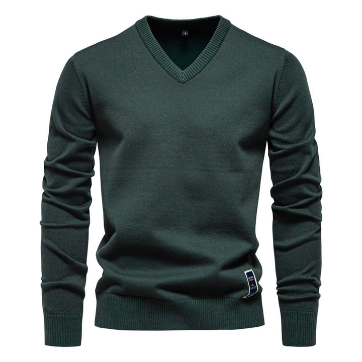 Laurent | Heren V-Hals Lange Mouw Pullover Trui