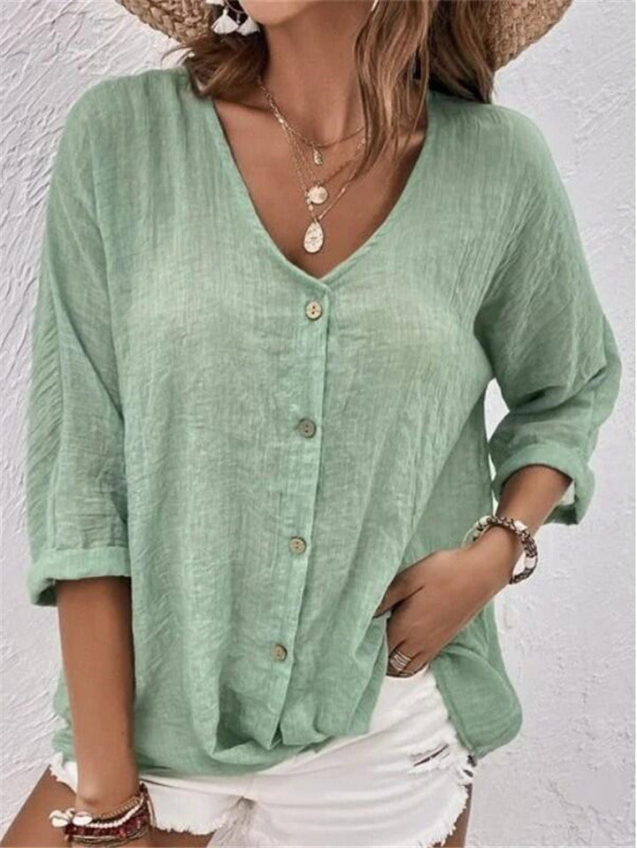 Marleen | Dames V-hals Blouse