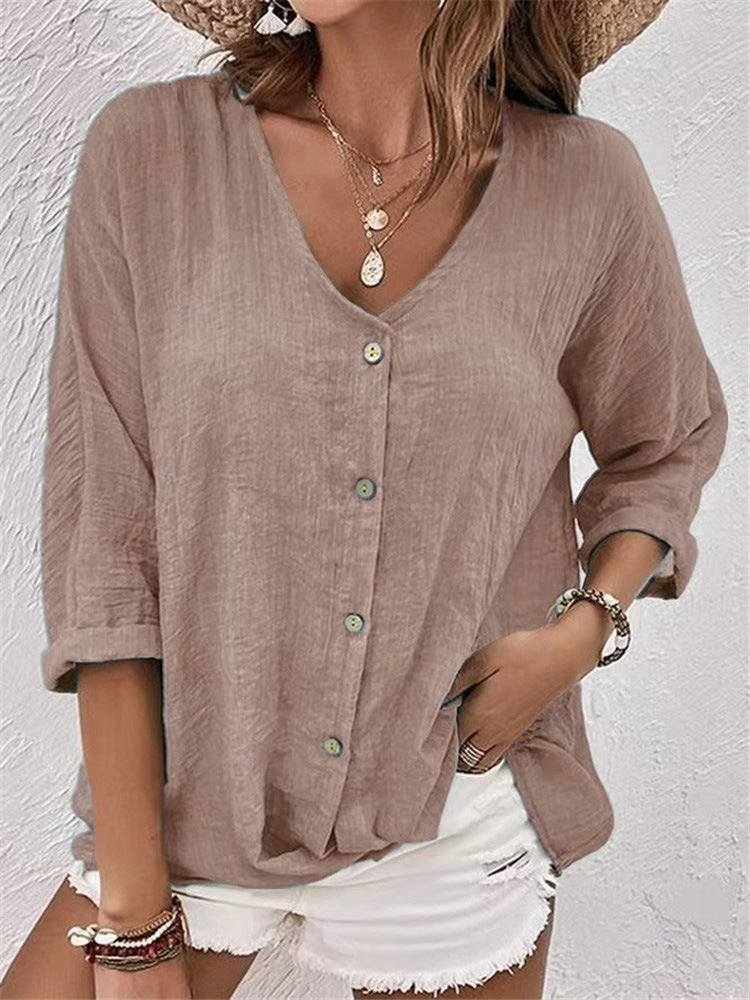 Marleen | Dames V-hals Blouse