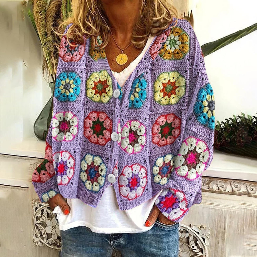 Marloes | Dames Boho Print V-Hals Vest