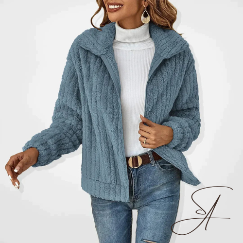 Odile | Dames Teddy Revers Rits Vest
