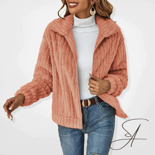 Odile | Dames Teddy Revers Rits Vest