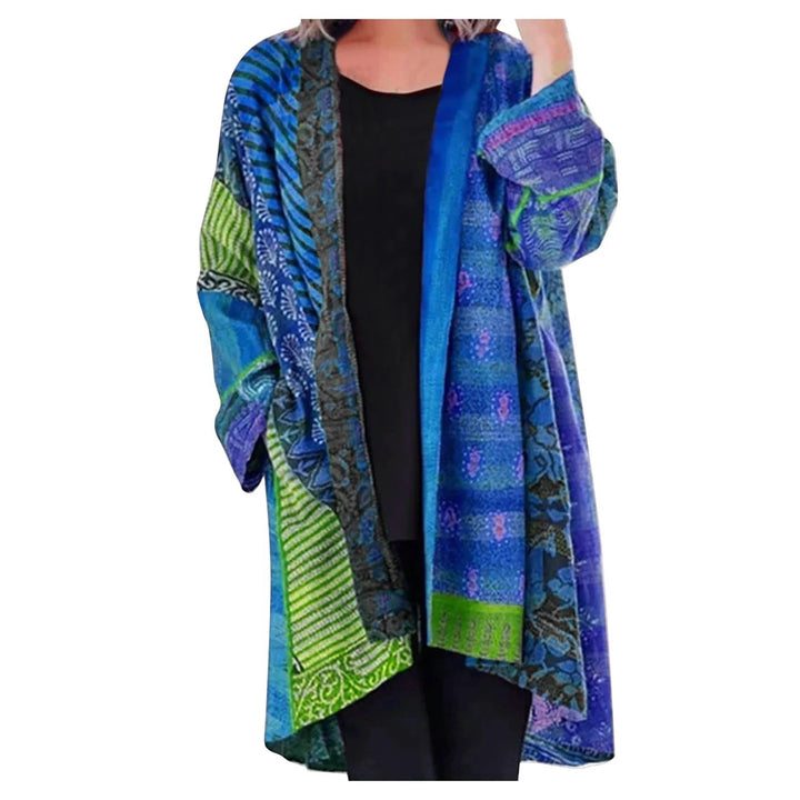 Wietske | Dames Boho Patchwork Open Vest