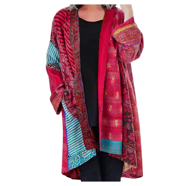 Wietske | Dames Boho Patchwork Open Vest