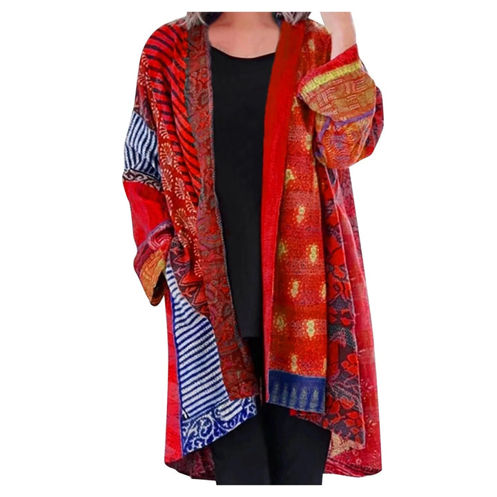 Wietske | Dames Boho Patchwork Open Vest