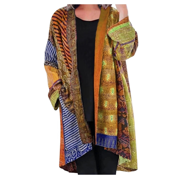 Wietske | Dames Boho Patchwork Open Vest